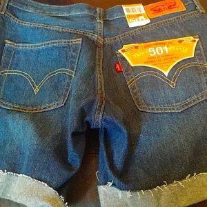 Levi's 501 Shorts Button Fly NWT SZ 27